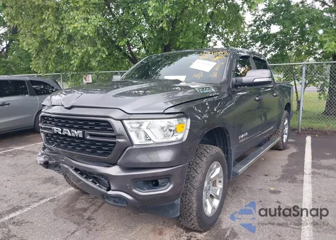 2022 Ram 1500 Big Horn 4X4 5'7 Box z USA, uszkodzony, nr VIN 1C6RRFFG3NN439649
